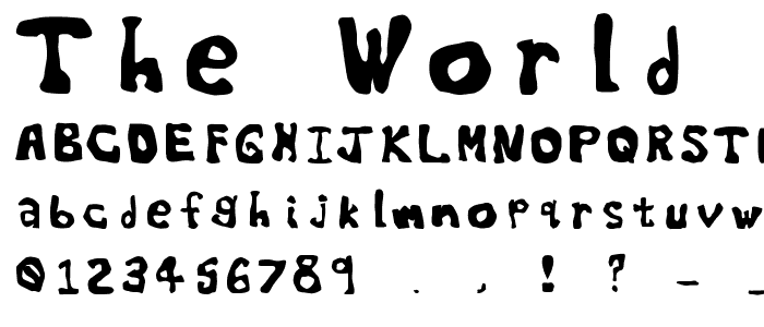 The World_s Worst Font font